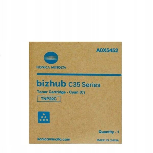 Oryginalny toner TNP22C A0X5452 A0X54D2 do bizhub C35 C35P/ ineo +35 +35P