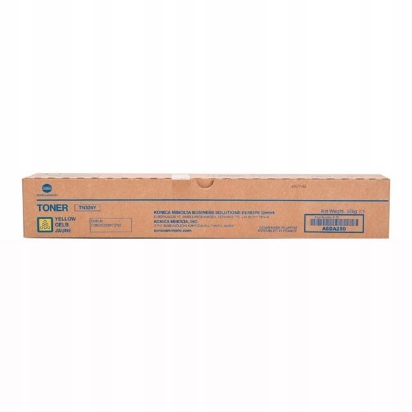 Toner TN-324Y A8DA250 KM BizHub C258 C308 C368 26K