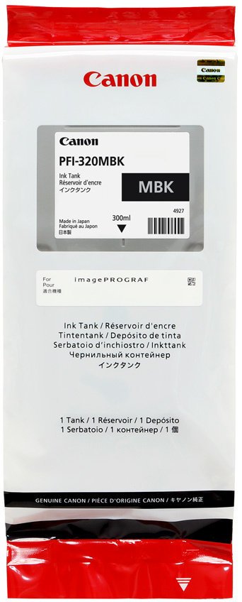 Oryginalny tusz PFI-320MBK 2889C001 MatteBlack Canon iPF TM 200 205 300 305