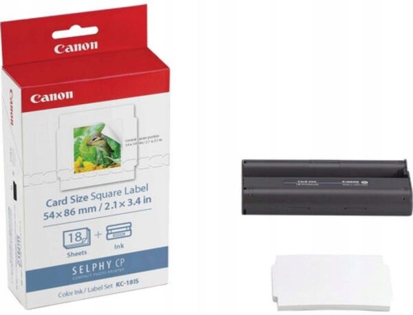 Etykiety Canon KC-18IS 7429B001 do Canon Selphy 54x86mm