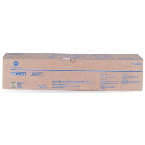 Oryginalny toner TN-622Y A5E7250 do Konica Minolta bizhub Press C1085 C1100