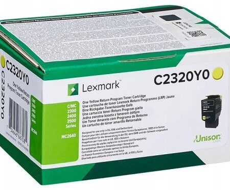 Toner C2320Y0 do Lexmark C 2425 2525 2535 MC 2325