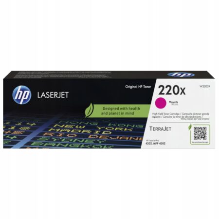 Oryginalny toner HP 220A W2203A Magenta HP Color LaserJet Pro MFP 4202 4302