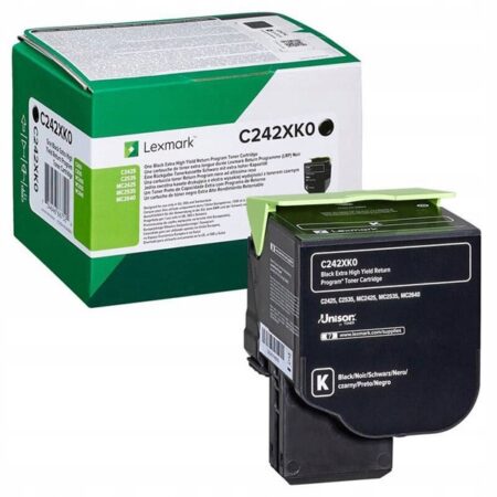 Toner C242XK0 Black do Lexmark C2425 C2535 6K