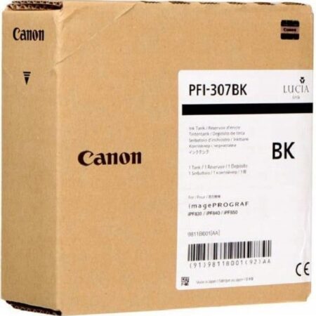 Oryginalny tusz PFI-307BK 9811B001 do Canon iPF830 iPF840 iPF850