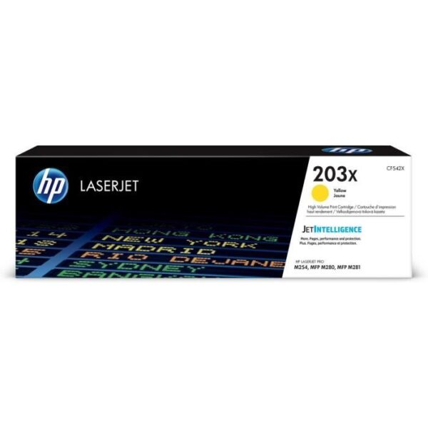 Oryginalny toner HP nr 203X CF542X HP do Color LaserJet Pro M254 M280 M281