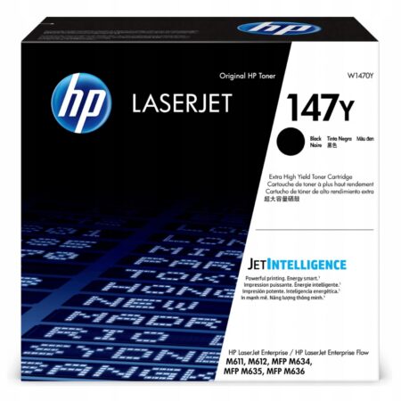 Oryginalny toner HP 147Y W1470Y Black XL 42000 stron HP LaserJet Enterprise
