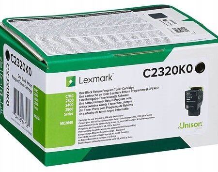 Toner C2320K0 do Lexmark C 2425 2525 2535 MC 2325