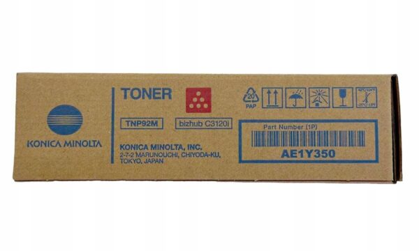 Oryginalny toner TNP-92M (TNP92M) AE1Y350 do Konica Minolta bizhub C3120i