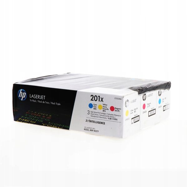 HP 201X tonery CF253XM CMY trójpak HP M277 M252