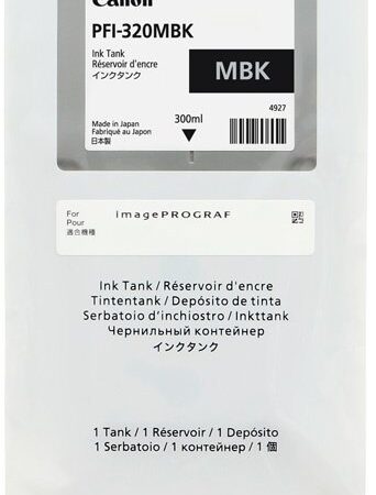 Oryginalny tusz PFI-320MBK 2889C001 MatteBlack Canon iPF TM 200 205 300 305
