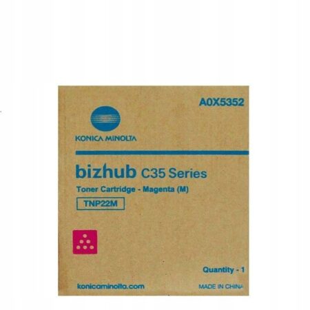 Oryginalny toner TNP22M A0X5352 A0X53D2 do bizhub C35 C35P/ ineo +35 +35P