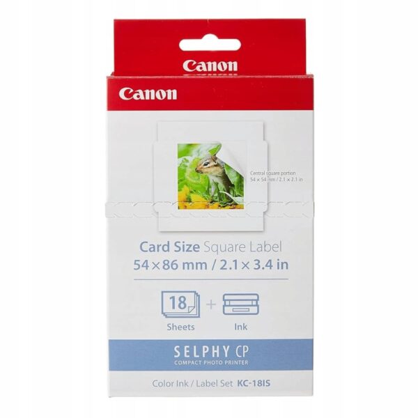 Etykiety Canon KC-18IS 7429B001 do Canon Selphy 54x86mm