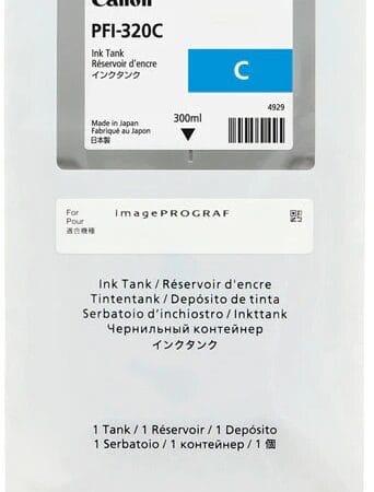 Oryginalny tusz PFI-320C 2891C001 Cyan do Canon iPF TM 200 205 300 305