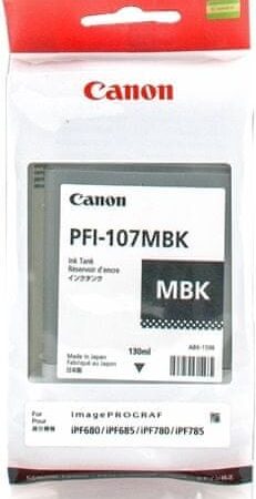 Oryginalny tusz PFI-107MBK 6704B001 do Canon iPF 680 685 780 785 (2027)