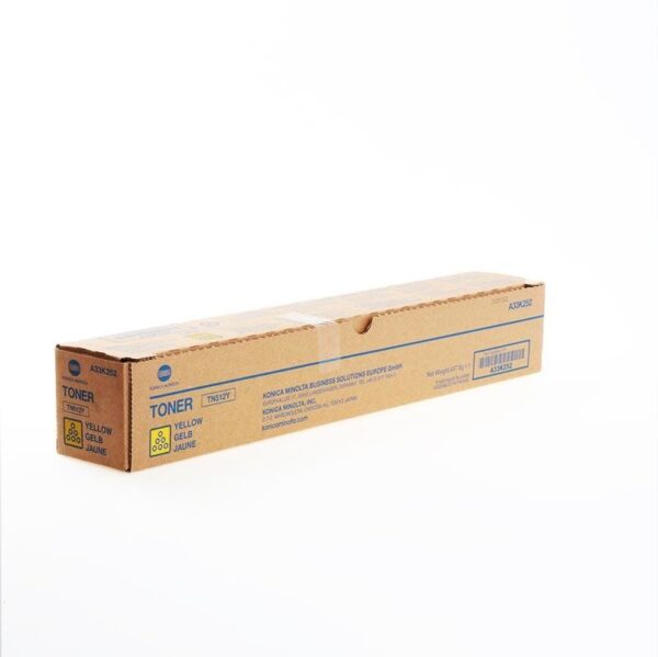 Toner TN-512Y A33K252 do KM BizHub C454 e C554 e