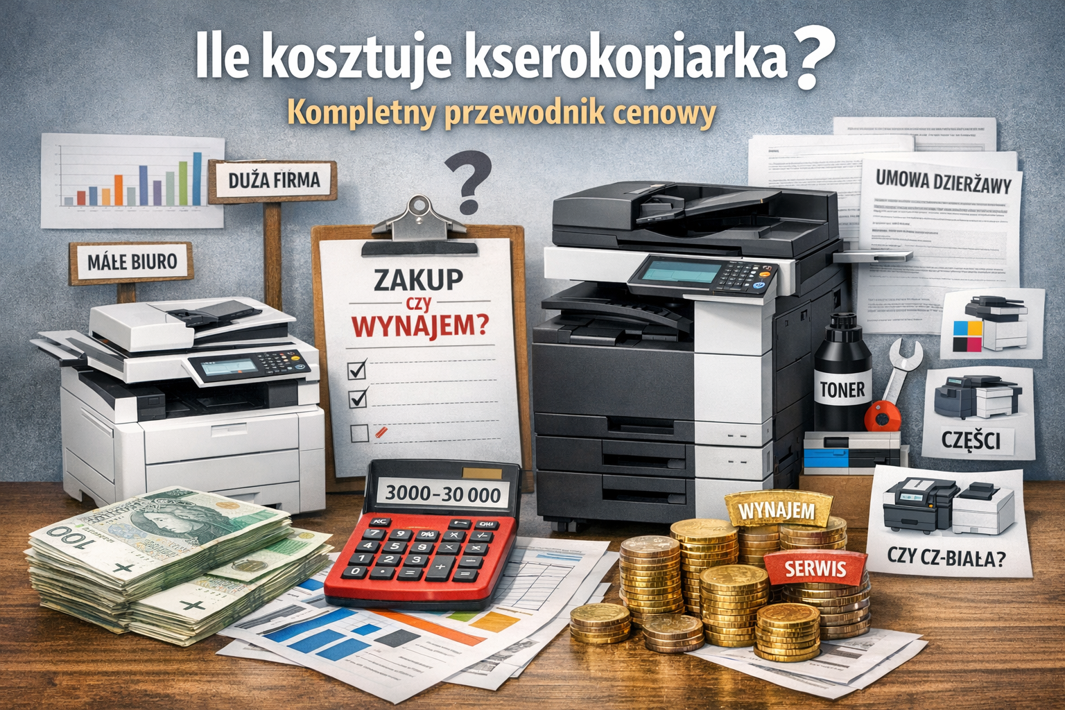 Ile kosztuje kserokopiarka? 