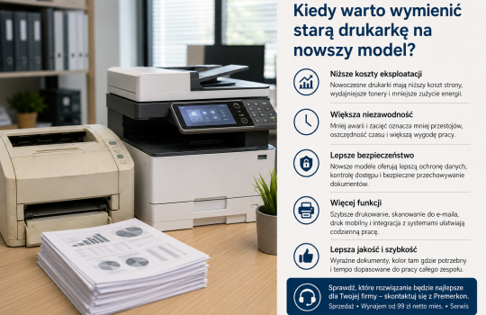 Kiedy warto wymienić starą drukarkę na nową?