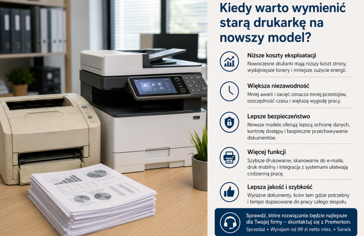 Kiedy warto wymienić starą drukarkę na nową?